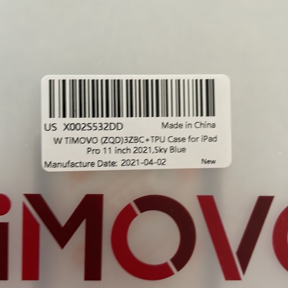 iPad Pro 11 inch Sky Blue Case - Picture 2 of 4